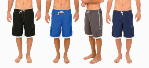 Surf Avenue Men's Swim Trunks with Cargo Pockets