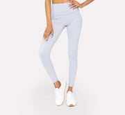 TAPERED BAND ESSENTIAL SOLID HIGHWAIST LEGGINGS