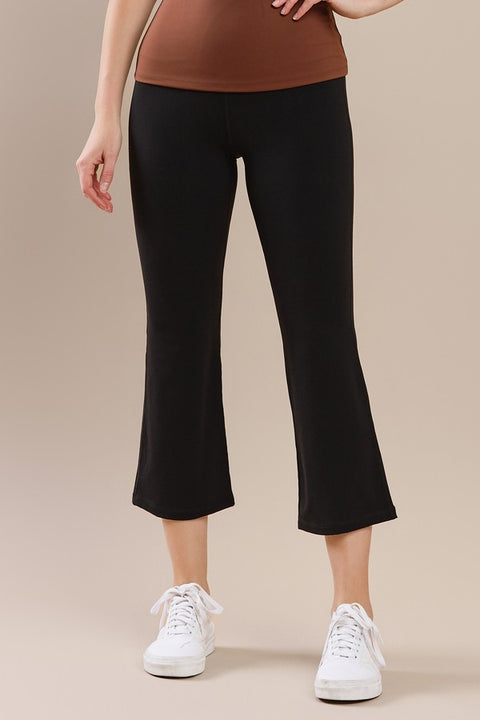 Yoga Flare High Waisted Capri Leggings