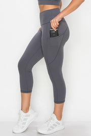 Activewear Capri Leggings with Pockets