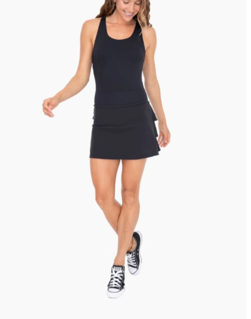 Ruffle Back Active Tank Dress
