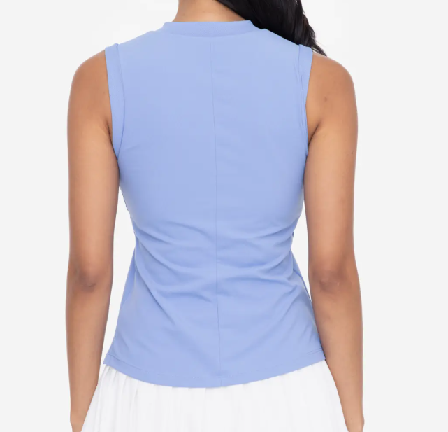 Half Zip Mandarin Collar Active Top