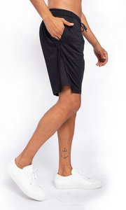 Spliced Hem Active Shorts