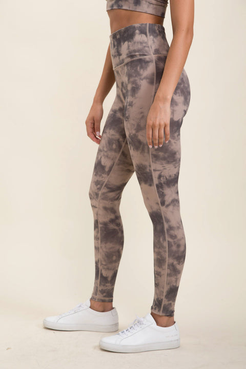 Tie-Dye High-Waisted Leggings