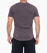 Pima Cotton Breathable Scallop Hem Tee