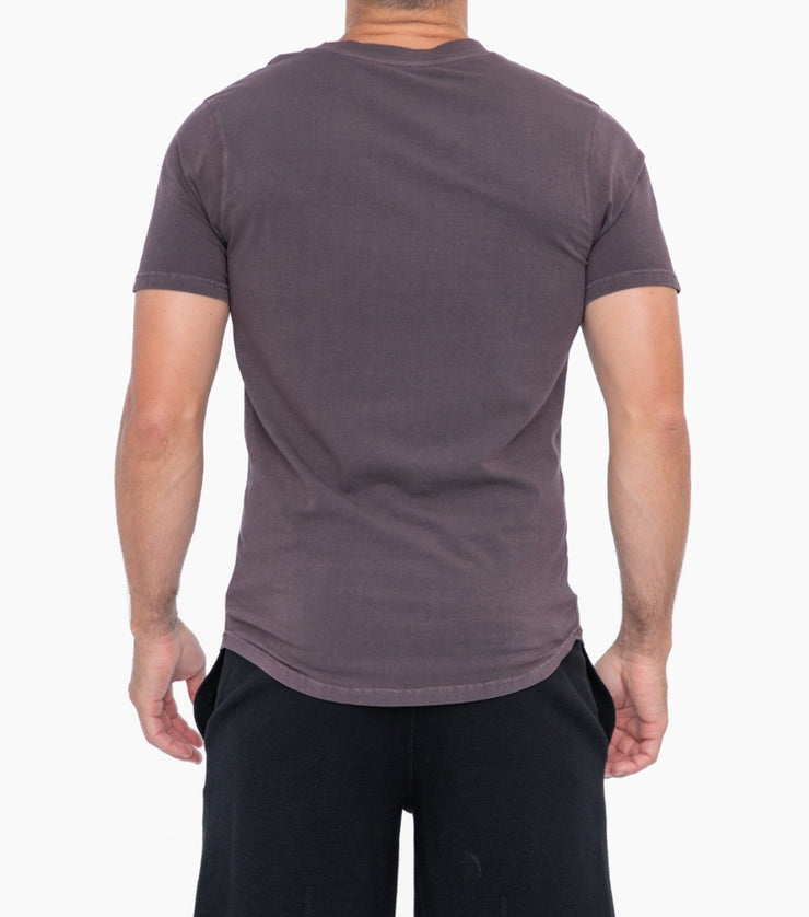 Pima Cotton Breathable Scallop Hem Tee