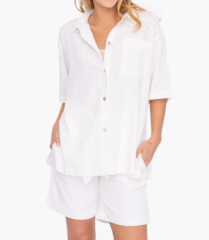 RESORT OASIS BREEZE BUTTON DOWN SHIRT