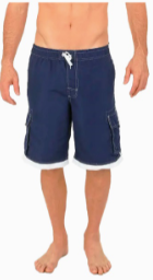 Surf Avenue Men's Swim Trunks with Cargo Pockets