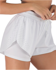 Laser Cut Running Shorts