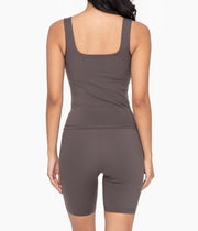 Lycra-Blend Square Neck Active Tank (ATR3241)