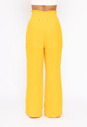 Cotton Gauze Wide Leg Pant