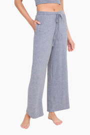 Brushed Wide Leg Lounge Pants