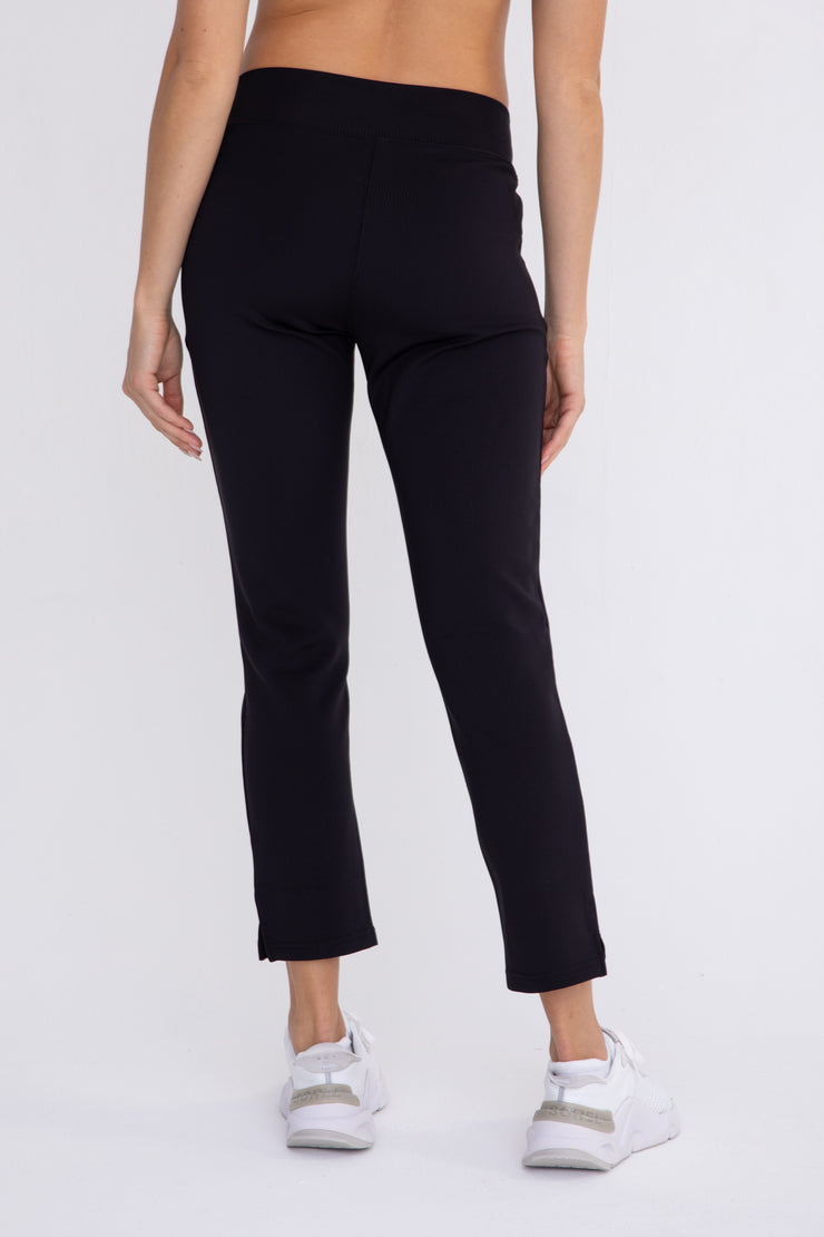 Jacquard Ribbed Tapered Pant