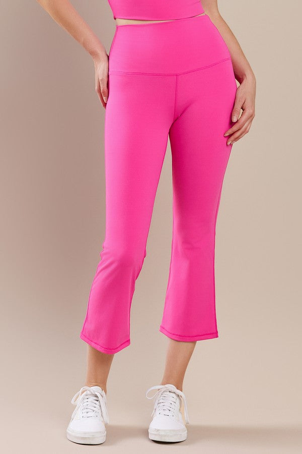 Yoga Flare High Waisted Capri Leggings