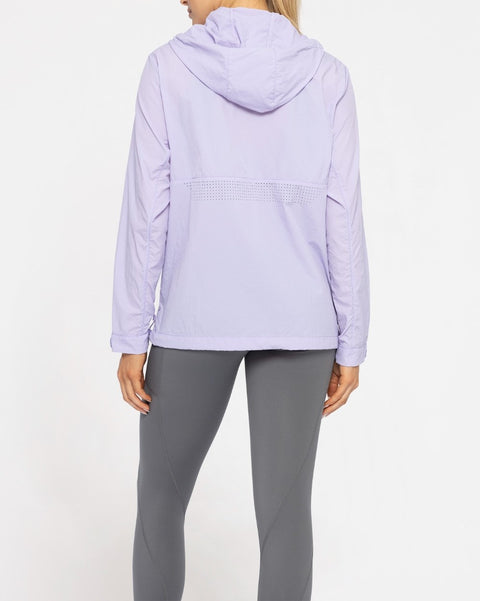 Half-Zip Nylon Active Jacket