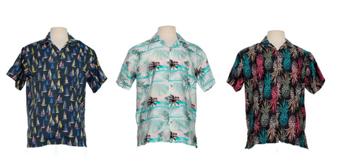 INGEAR Men's Hawaiian Button Down Shirts