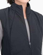 Fitted Mock Neck Active Vest