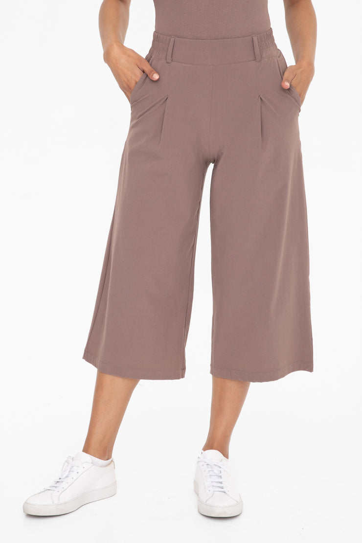 Tailored Cropped Flare Pants