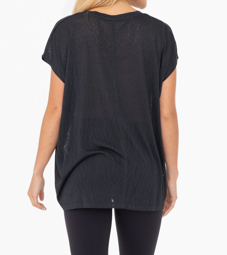 Modal Blend Relaxed V-Neck