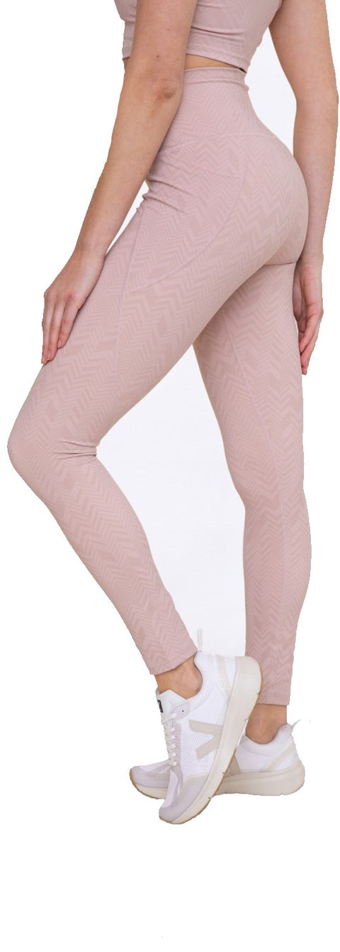 Herringbone High-Waist Leggings