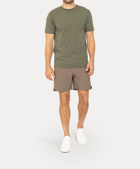 Pima Cotton Blend Short Sleeve Tee