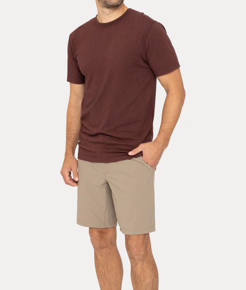 Pima Cotton Blend Short Sleeve Tee