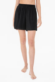 Micro Pleated Oversized Shorts