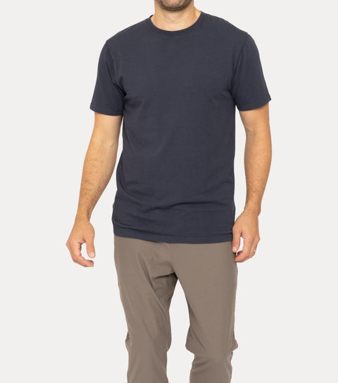 Pima Cotton Blend Short Sleeve Tee