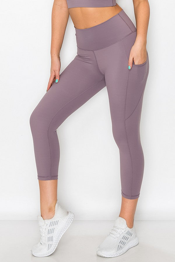 Activewear Capri Leggings with Pockets