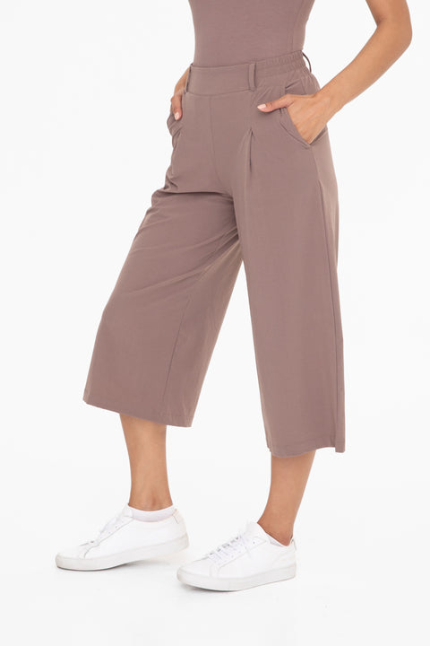 Tailored Cropped Flare Pants