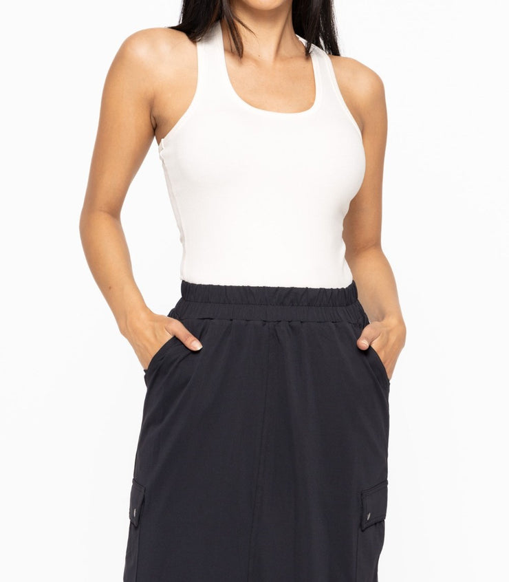 Slim Fit Scoop Neck Tank