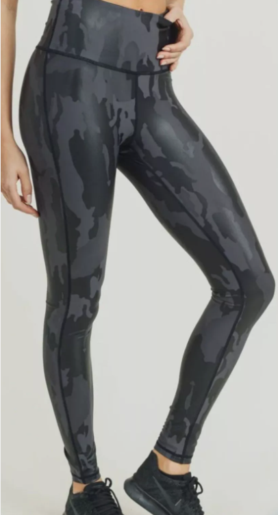 Camo Foil Highwaist Leggings