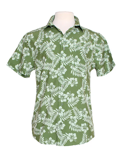 Beach Bros. Men's Hi-Tech 4 Way Stretch Button Down Hawaiin Shirt