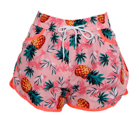 Fashion Board Shorts - Pineapple Print