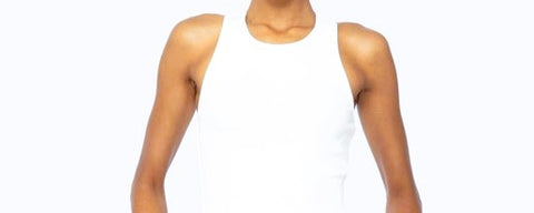 ESSENTIAL MICRO-RIBBED ATHLEISURE TANK TOP