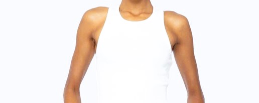 ESSENTIAL MICRO-RIBBED ATHLEISURE TANK TOP