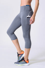 High Rise 5-Pocket Capri Leggings