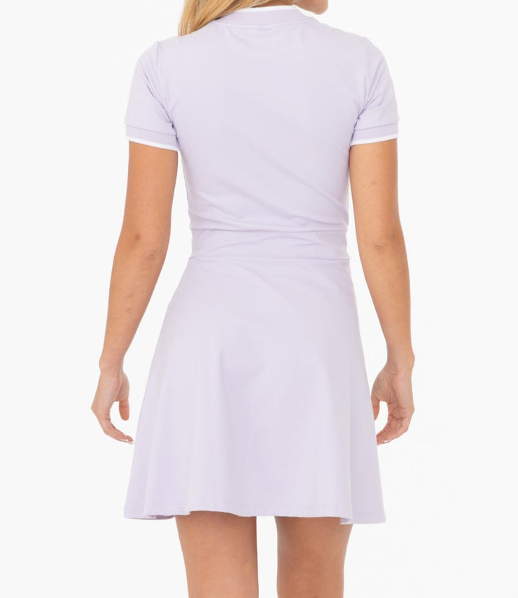 Half Zip Active Flared Dress