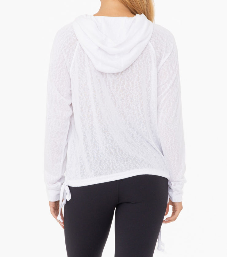 Modal Blend Hooded Long Sleeve