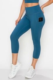 Activewear Capri Leggings with Pockets