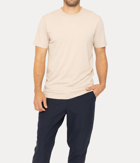 Pima Cotton Blend Short Sleeve Tee