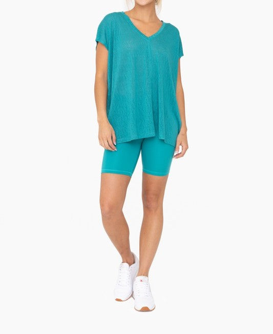 Modal Blend Relaxed V-Neck