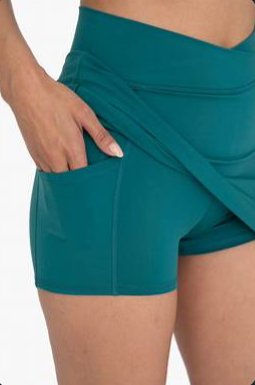 Venice Crossover Waist Active Skort