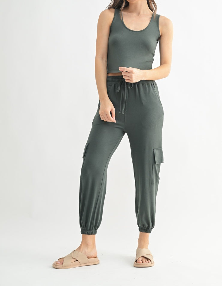 Brushed Hacci Lounge Tank Top