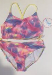 Shelloha Girls Unicorn Rainbow Bikini