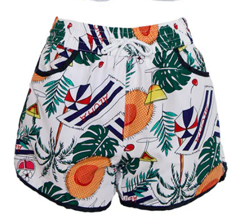 Fashion Board Shorts - Aloha Print