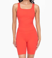 Lycra-Blend Square Neck Active Tank (ATR3241)