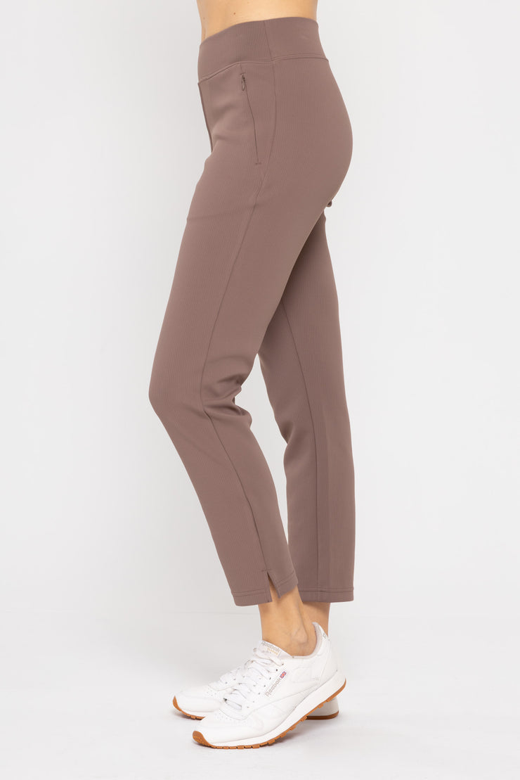 Jacquard Ribbed Tapered Pant